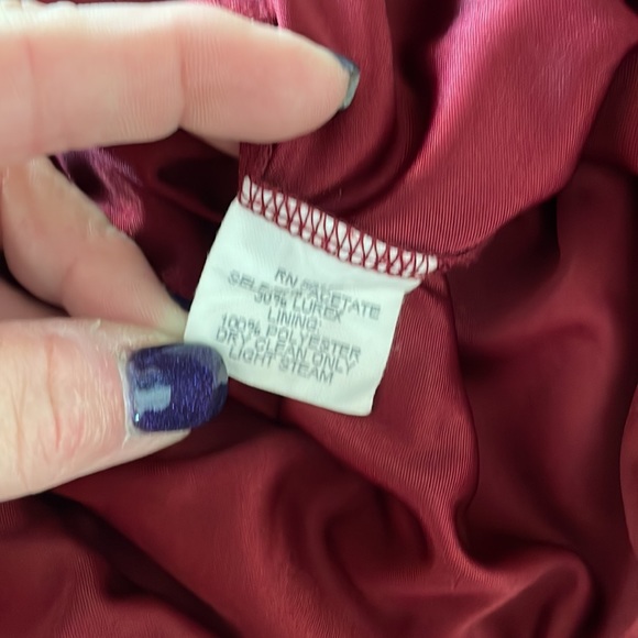 Red Halter Gown - Picture 5 of 6